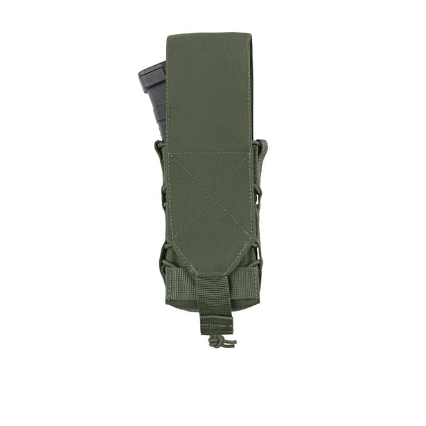 3 - Одинарний закритий підсумок під магазини AK\AR. Cordura 500D. Molle. Олива