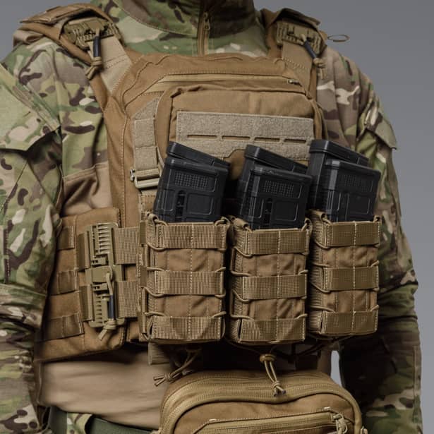 4 - Подвійний підсумок під магазини AK\AR. Cordura 500D. Molle. Койот