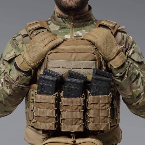 5 - Подвійний підсумок під магазини AK\AR. Cordura 500D. Molle. Койот