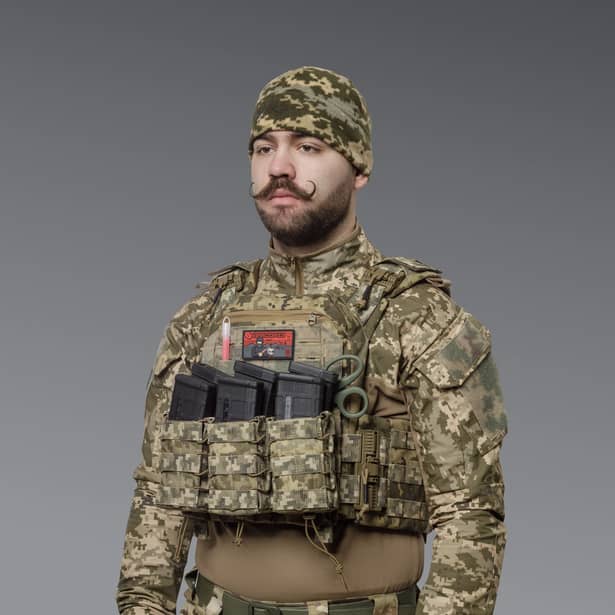 3 - Подвійний підсумок під магазини AK\AR. Cordura 500D. Molle. Піксель