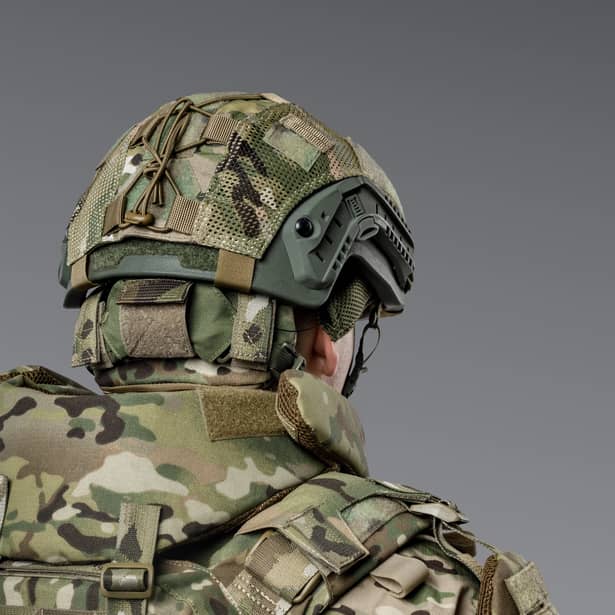 5 - Балістичний захист потилиці 2-го класу захисту. CORDURA 500D. Мультикам