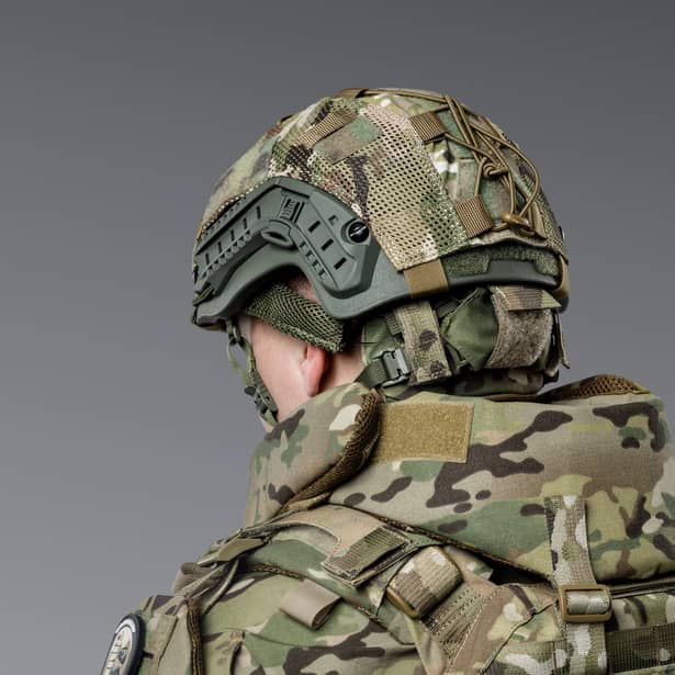 3 - Балістичний захист потилиці 2-го класу захисту. CORDURA 500D. Мультикам