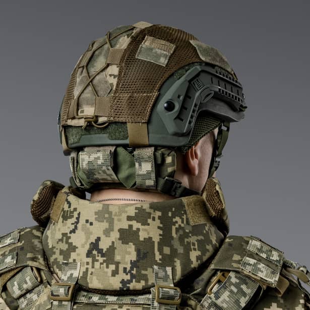 3 - Балістичний захист потилиці 2-го класу захисту. CORDURA 500D. Піксель