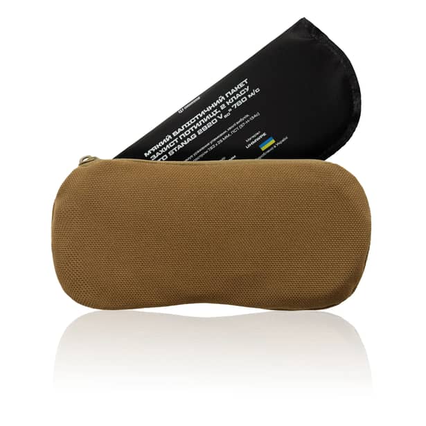 6 - Балістичний захист потилиці 2-го класу захисту. CORDURA 500D. Койот