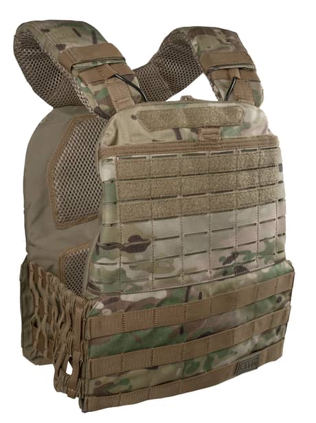 7 - Плитоноска 5.11 TacTec Nylon 500D. Колір Мультикам