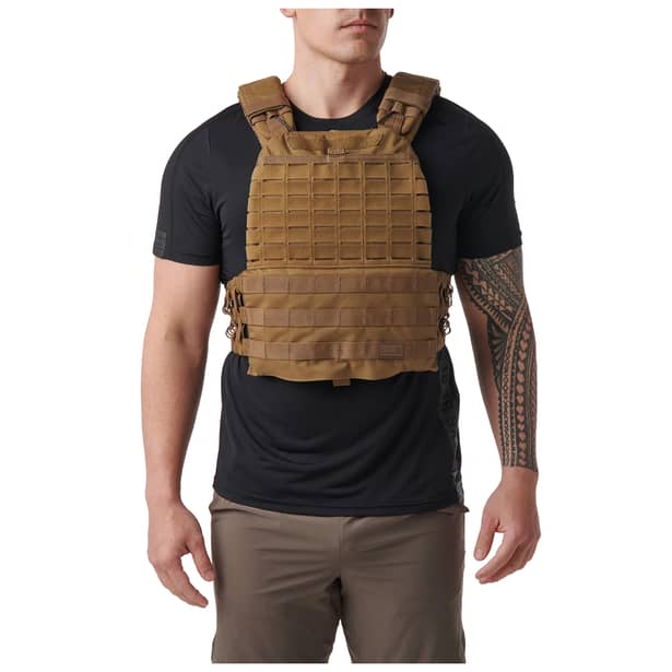 6 - Плитоноска 5.11 TacTec Nylon 500D. Колір Койот