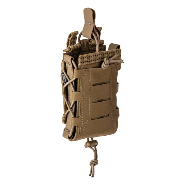 4 - Одинарный подсумок для магазина 5.11 Tactical Flex Multi-Caliber Cover. Койот