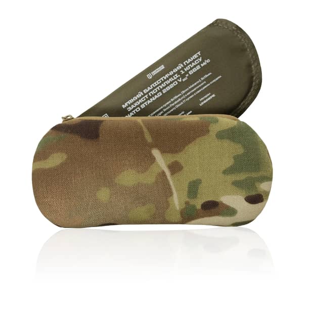 6 - Балістичний захист потилиці 1-го класу захисту. CORDURA 500D. Мультикам