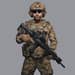 5 - Плитоноска TUR PRO, система быстрого сброса. Molle. Цвет Пиксель. Размер L/XL.