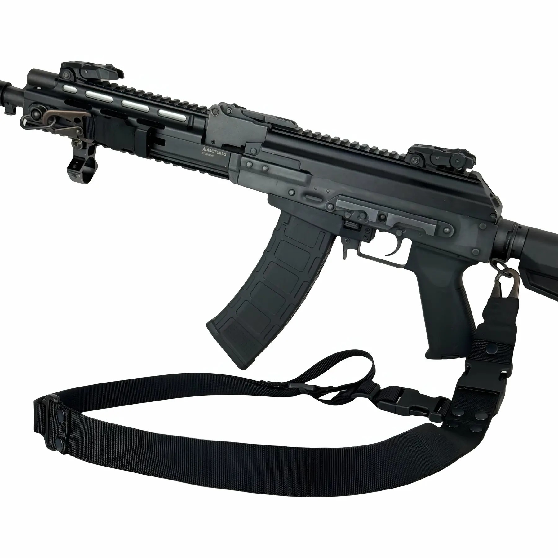 2 - Ремінь одно/двоточковий збройовий RAGNAROK ODIN carbine Gen.II. Чорний