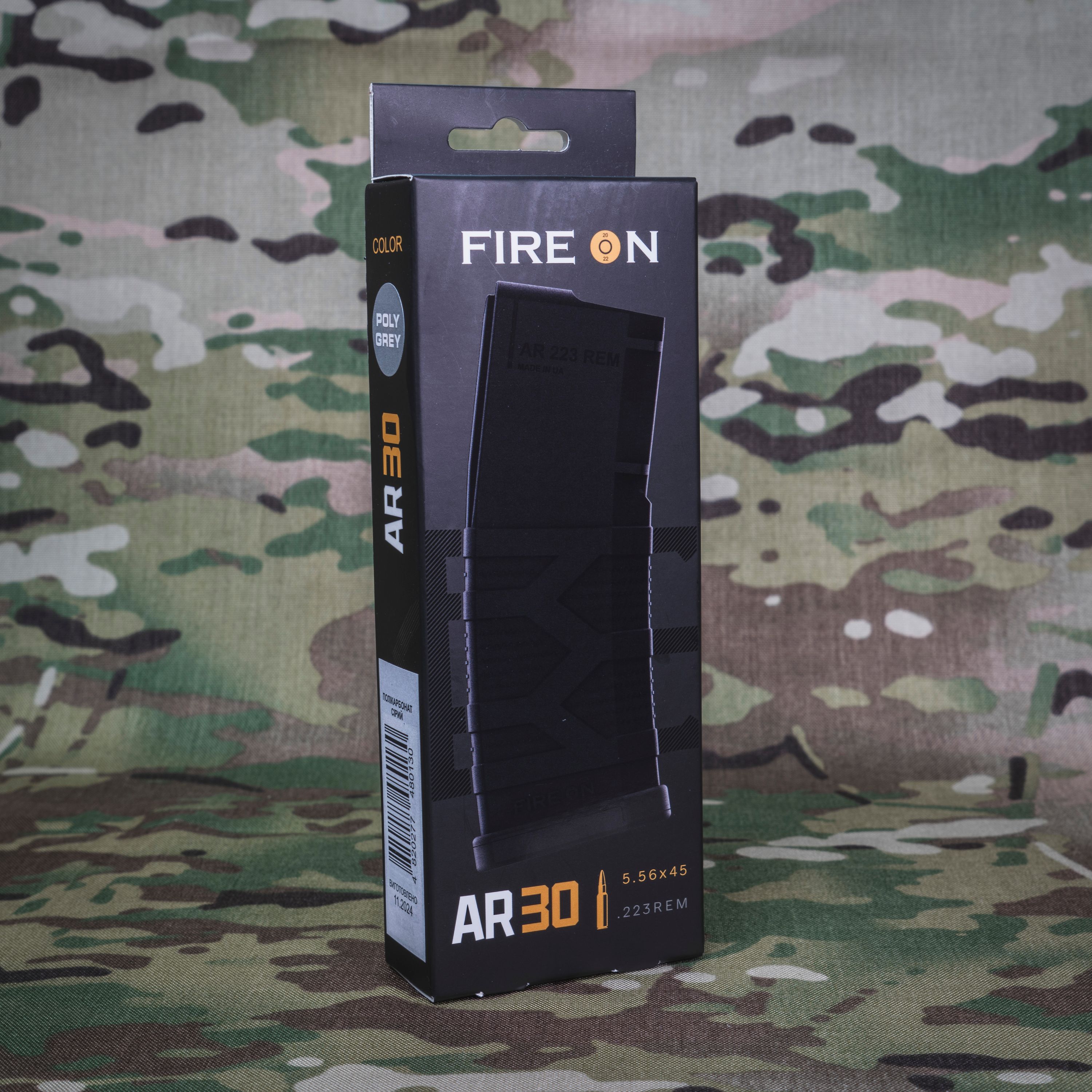 6 - Магазин АR-30 5,56х45 мм NATO/.223 Rem FIRE ON. Прозорий