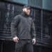4 - Куртка тактична Soft Shell з підстібкою Black. Чорна