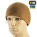 1 - Шапка флісова M-Tac Watch Cap Elite з Velcro. Койот