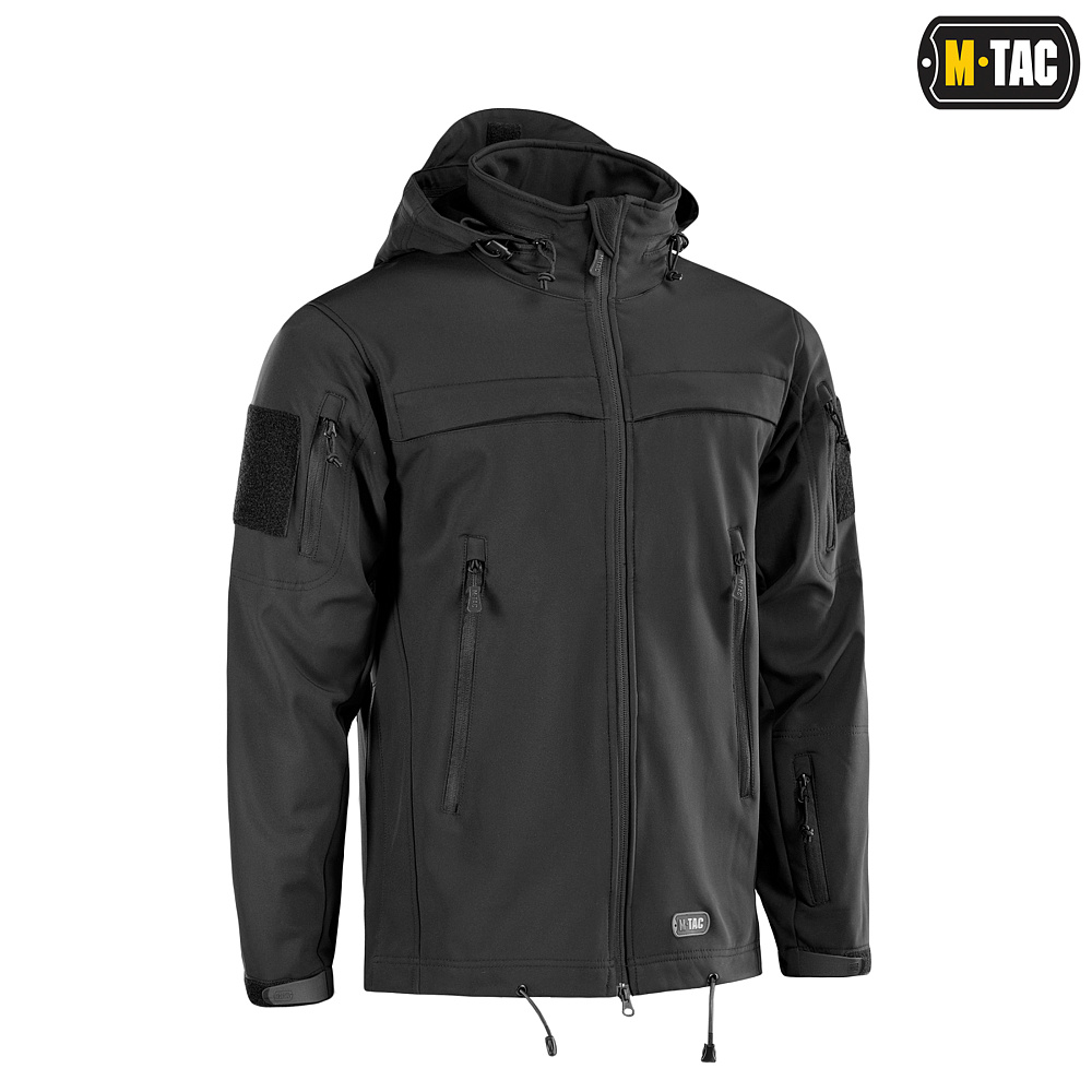 3 - Куртка M-Tac Soft Shell Police. Чорна