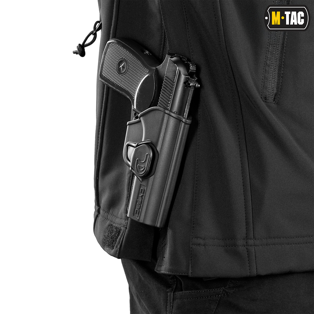 5 - Куртка M-Tac Soft Shell Police. Чорна
