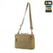 1 - Тактическая сумка M-Tac Admin Bag Medium Elite Hex с липучкой. Койот