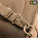 12 - Тактична сумка через плече M-Tac Urban Line City Hunter Hexagon. Койот