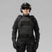 6 - Плитоноска женская Warmor gen.3 FL SPECPROM (for Ladies). Без подсумков. С быстрым боковым и верхним сбросом (без плит). Черный