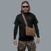 4 - Плечова однолямкова сумка. Збільшена. Cordura 1000D Койот