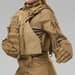 8 - Плитоноска женская Warmor gen.3 FL SPECPROM (for Ladies). Без подсумков. С быстрым боковым и верхним сбросом (без плит). Койот
