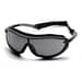 1 - Окуляри захисні з ущільнювачем Pyramex XS3 Plus (gray) Anti-Fog, Чорні