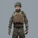 3 - Плитоноска TUR PRO Gen 2, система быстрого сброса. Molle. Цвет Койот. Размер XL.