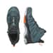 2 - Треккинговая обувь Salomon X Ultra 4 MID Gore-Tex (водонепроницаемые). Сине-зеленые. Размер 40