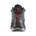6 - Треккинговая обувь Salomon X Ultra 4 MID Gore-Tex (водонепроницаемые). Сине-зеленые. Размер 40