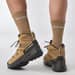 8 - Треккинговые ботинки Salomon X Ward Leather MID Gore-Tex. Койот. Размер 40