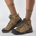 7 - Треккинговые ботинки Salomon X Ward Leather MID Gore-Tex. Койот. Размер 40