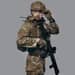 9 - Плитоноска TUR PRO. С системой быстрого сброса. Molle. Цвет Мультикам.