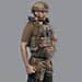 8 - Плитоноска TUR PRO, система быстрого сброса. Molle. Цвет Пиксель. Размер L/XL.