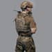 9 - Плитоноска TUR PRO, система быстрого сброса. Molle. Цвет Пиксель. Размер L/XL.