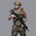 7 - Плитоноска TUR PRO, система быстрого сброса. Molle. Цвет Пиксель. Размер L/XL.