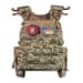 13 - Плитоноска TUR PRO, система быстрого сброса. Molle. Цвет Пиксель. Размер L/XL.