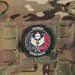 4 - ПВХ Патч (шеврон) TASK FORCE 141 DEFENCE UKRAINE. чёрный