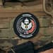 3 - ПВХ Патч (шеврон) TASK FORCE 141 DEFENCE UKRAINE. чёрный
