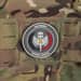 3 - ПВХ Патч (шеврон) “TASK FORCE 141” DEFENCE UKRAINE. Сірий