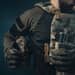 11 - Плитоноска TUR PRO с системой быстрого сброса. Molle. 3 подсумка для AK/AR. Цвет Мультикам.