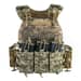 13 - Плитоноска TUR PRO Скелетон, 3 подсумка для AK/AR с системой быстрого сброса. Molle. Цвет Пиксель.