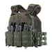 1 - Плитоноска TUR PRO с системой быстрого сброса. Molle. 3 подсумка для AK/AR. Цвет Олива.