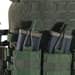 13 - Плитоноска TUR PRO с системой быстрого сброса. Molle. 3 подсумка для AK/AR. Цвет Олива.