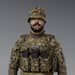 4 - Одинарный пластиковый подсумок под магазины AK\AR. Cordura 1000D. Molle. Мультикам
