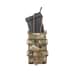 6 - Одинарный пластиковый подсумок под магазины AK\AR. Cordura 1000D. Molle. Мультикам