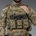4 - Одинарный пластиковый подсумок под магазины AK\AR. Cordura 1000D. Molle. Пиксель