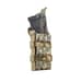 7 - Одинарный пластиковый подсумок под магазины AK\AR. Cordura 1000D. Molle. Пиксель