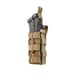1 - Одинарный пластиковый подсумок под магазины AK\AR. Cordura 1000D. Molle. Койот