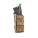 6 - Одинарный пластиковый подсумок под магазины AK\AR. Cordura 1000D. Molle. Койот