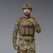 3 - Одинарный пластиковый подсумок под магазины AK\AR. Cordura 1000D. Molle. Койот