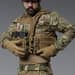 4 - Одинарный пластиковый подсумок под магазины AK\AR. Cordura 1000D. Molle. Койот